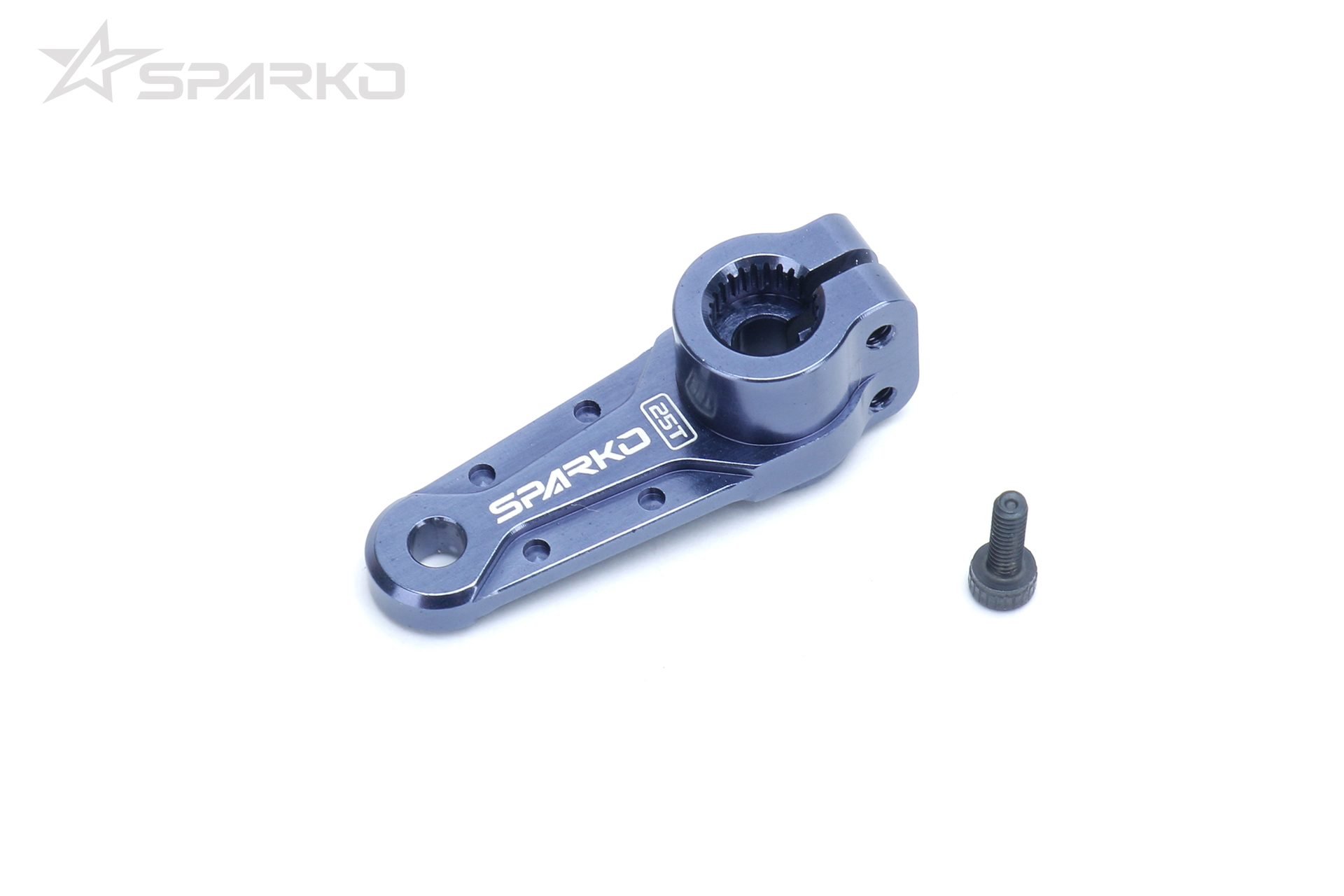 7075 Aluminum Servo Horn Steering-25T (Dark Blue)