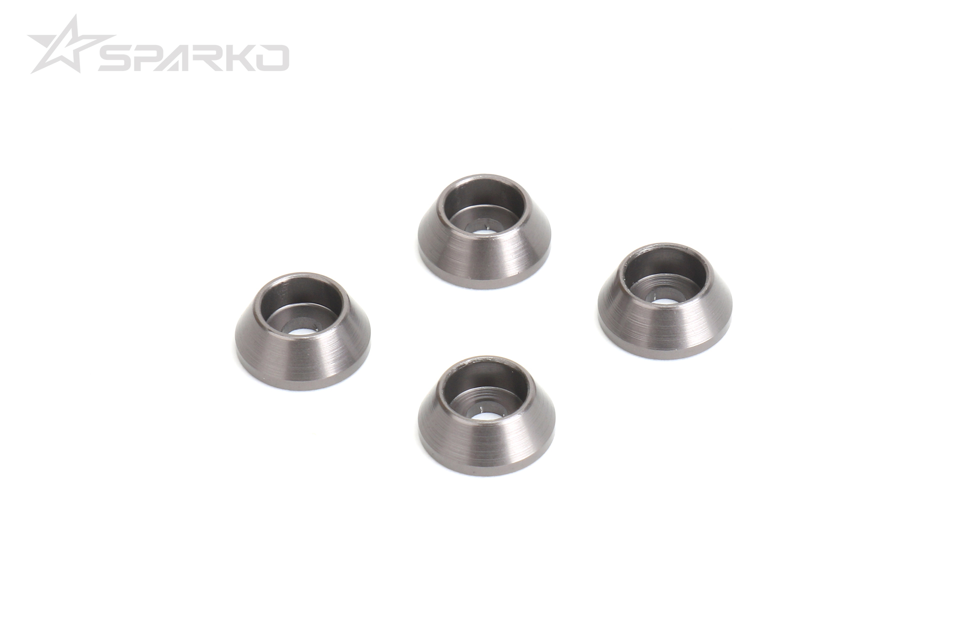 Aluminum Shock Tower Washers (Titanium Color)