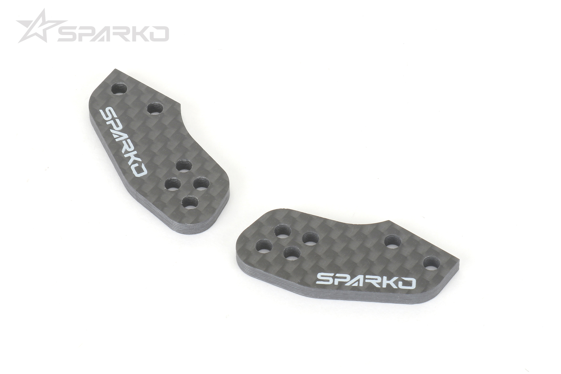 Carbon Fiber Steering Knuckle Plate 4 holes (R=L) 3.0mm (2pcs)