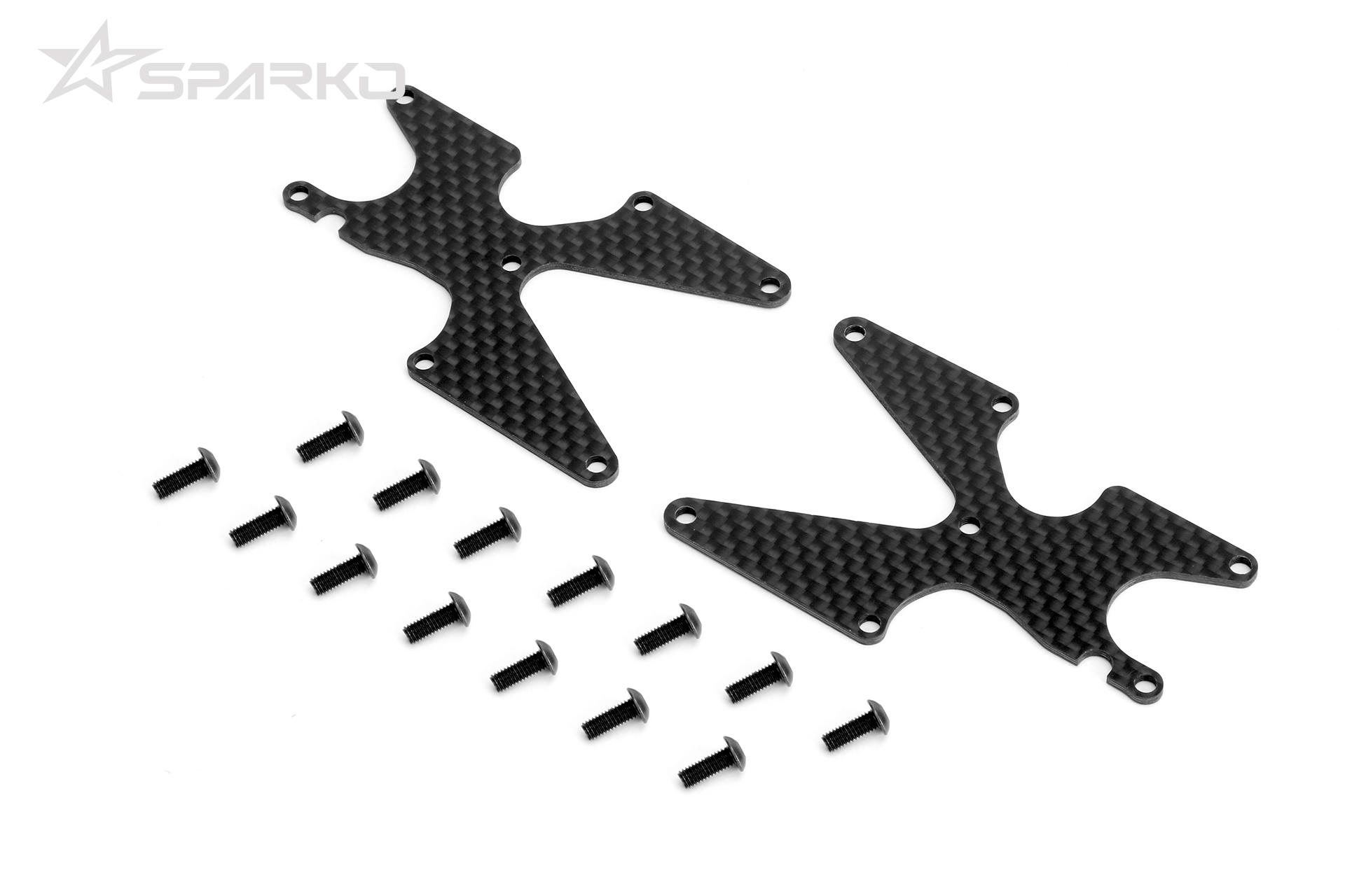 Carbon Rear Arm covers 2.0mm - 2pcs